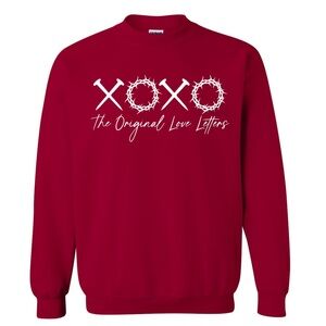 Gildan Red XOXO Sweatshirt